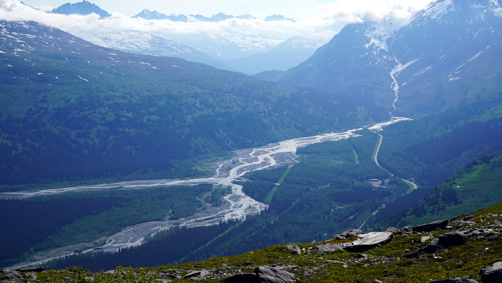 Braided River From Thompson Pass Photography Art | InYourBackyard