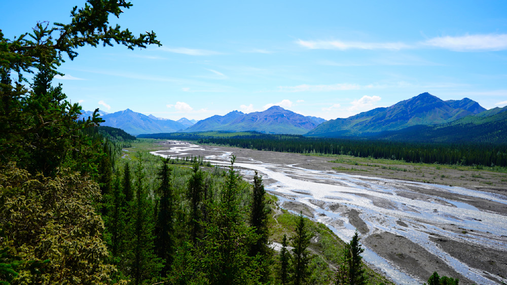 Braided Toklat River   Denali National Park Photography Art | InYourBackyard