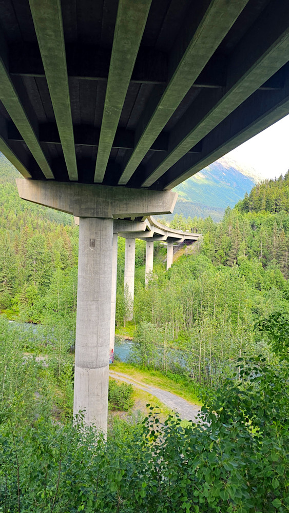 Canyon Creek Bridge On The Seward Highway In Alaska Photography Art | InYourBackyard
