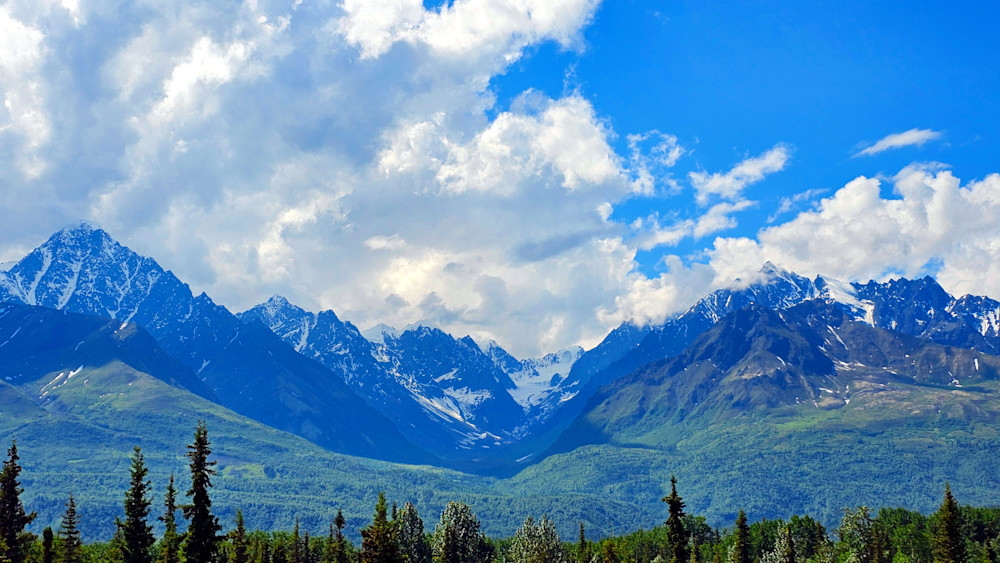 Chugach Mountain Range In Alaska Photography Art | InYourBackyard