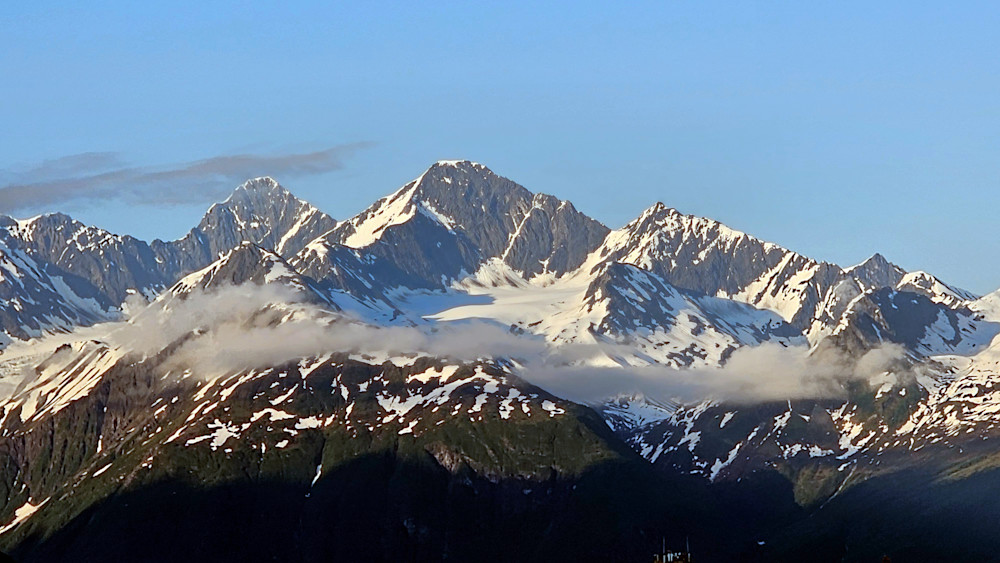 Kenai Mountains Near Valdez Alaska   Mount Eva Photography Art | InYourBackyard