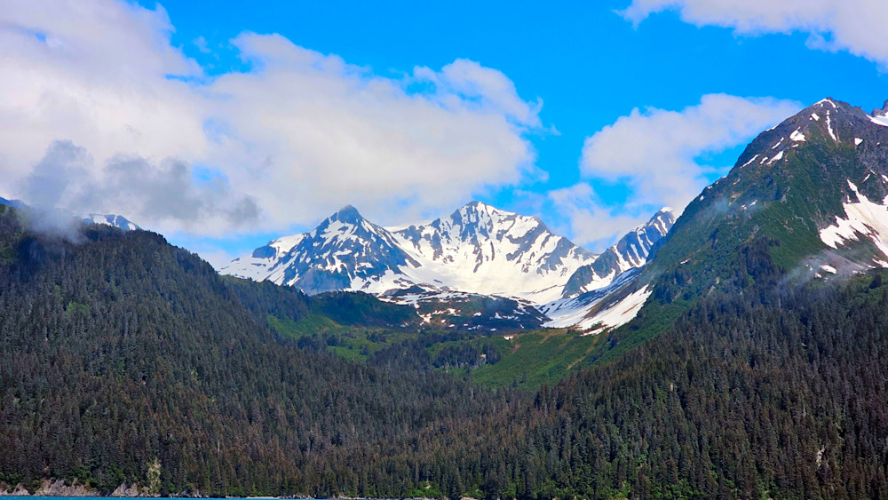 Mountain Range From Resurrection Bay Photography Art | InYourBackyard