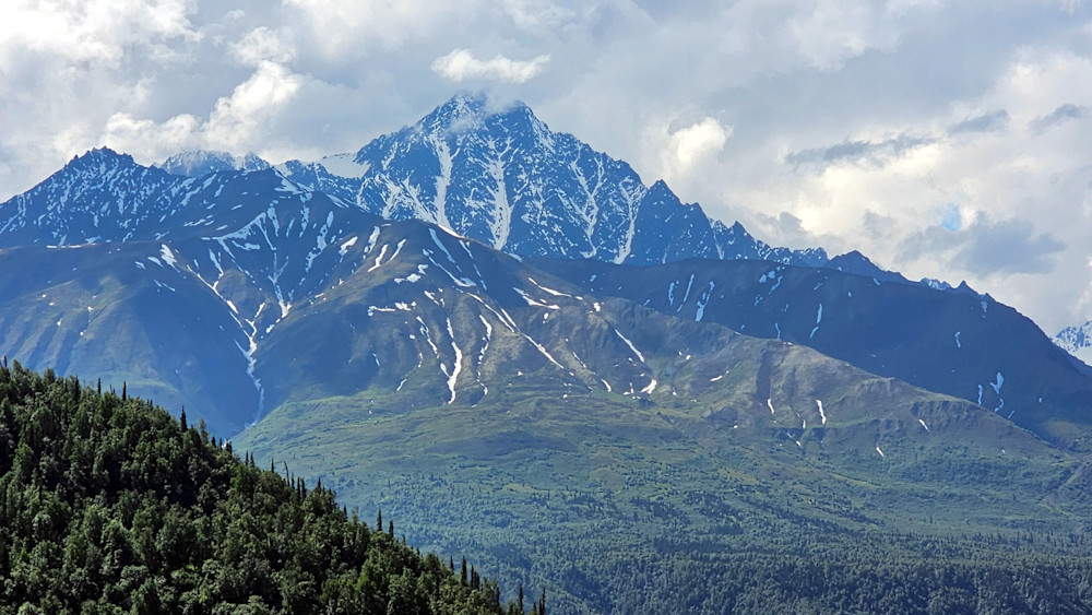 Mountain Range In The Chugach Mountains In Alaska Photography Art | InYourBackyard