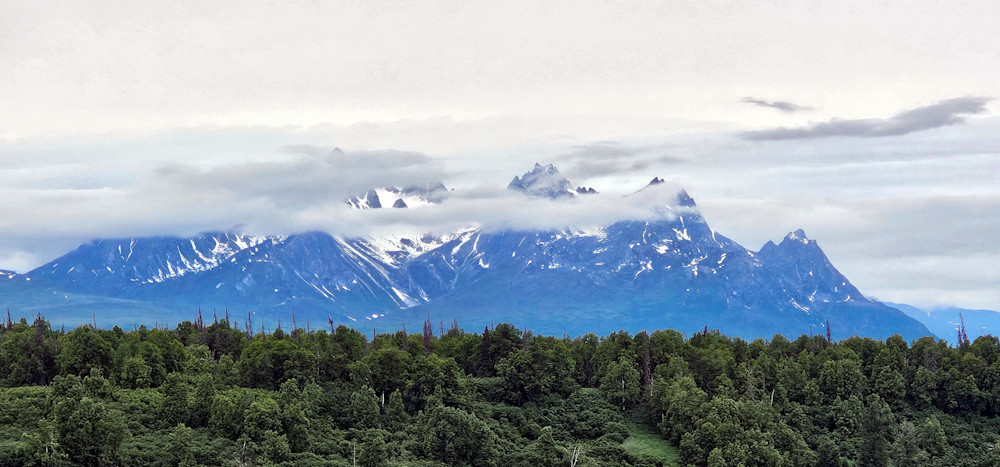 Mountain Range South Central Alaska Photography Art | InYourBackyard