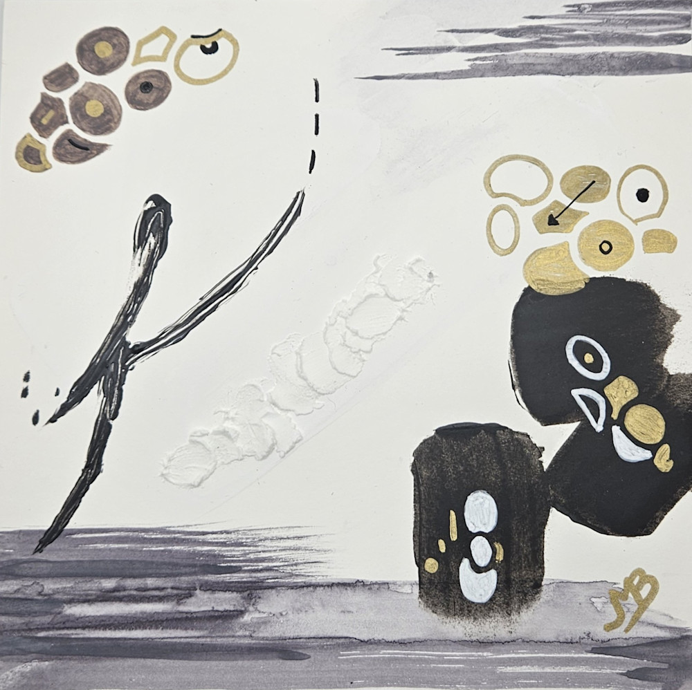 Conversations in Motion - Abstract Modern Artwork