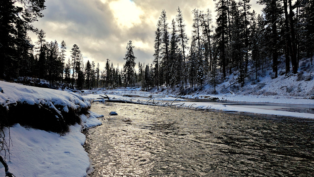 Deschutes River Stormy Clouds Photography Art | InYourBackyard
