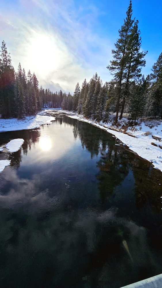 Reflections On Deschutes River Photography Art | InYourBackyard