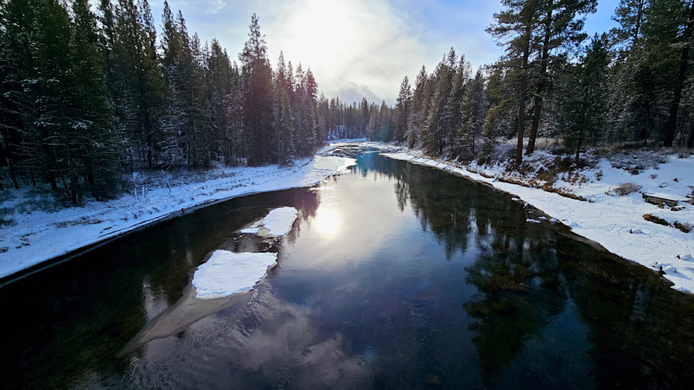 River Reflections Deschutes River Photography Art | InYourBackyard