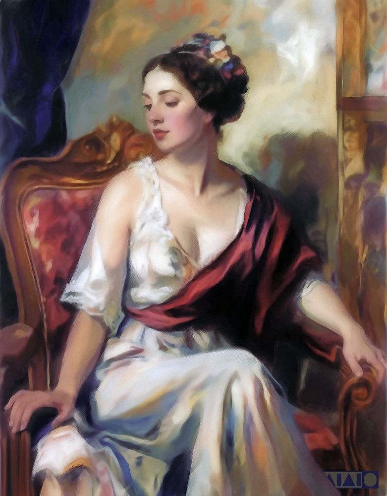Lady Of The Manor Art | Art of Van Evan Fuller