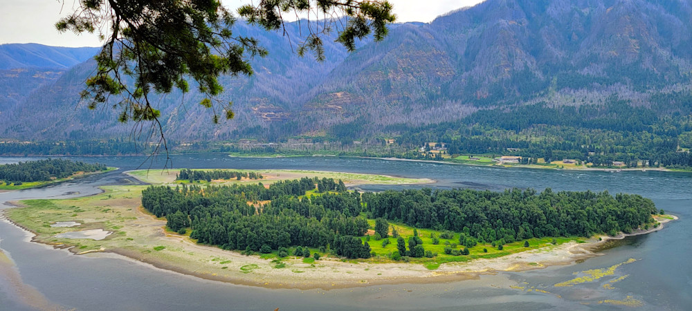 Beacon Rock Island View Photography Art | InYourBackyard