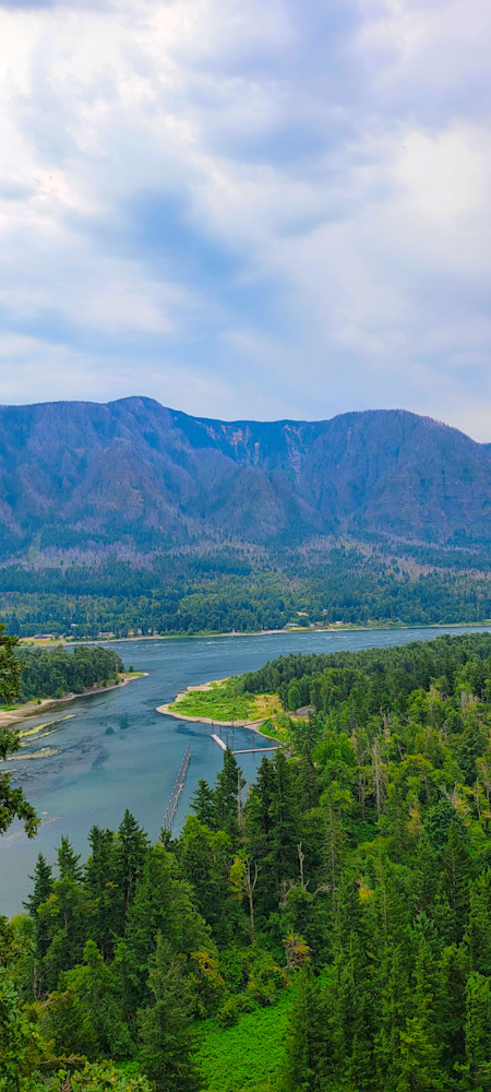 Columbia River Outlet From Beacon Rock Photography Art | InYourBackyard