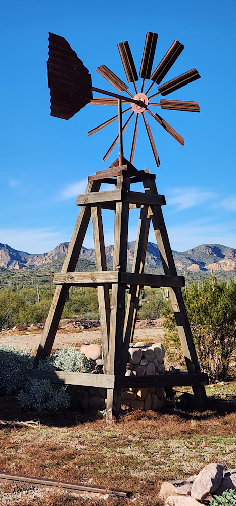 Mining Windmill In Arizona Photography Art | InYourBackyard