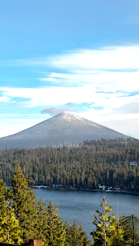 Black Butte From Suttle Lake In The Winter Photography Art | InYourBackyard