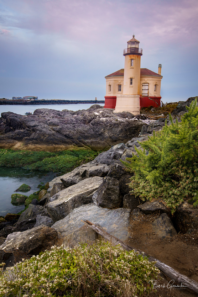 Coquilleriverlighthousevert Photography Art | Barb Gonzalez Photography