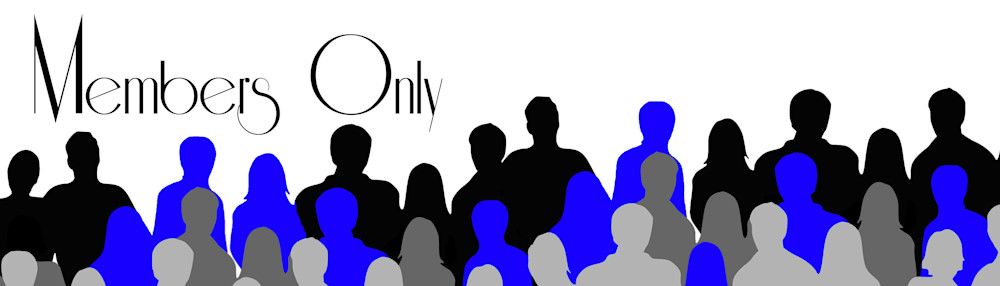 Members Only Crowd Banner Art | tommurray