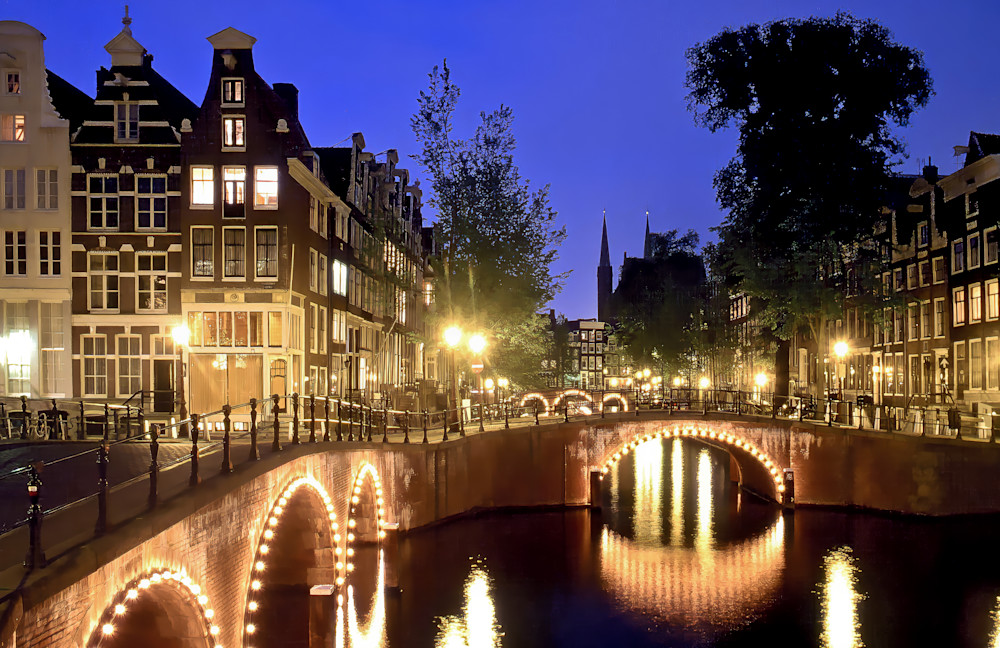 Amsterdam at dusk