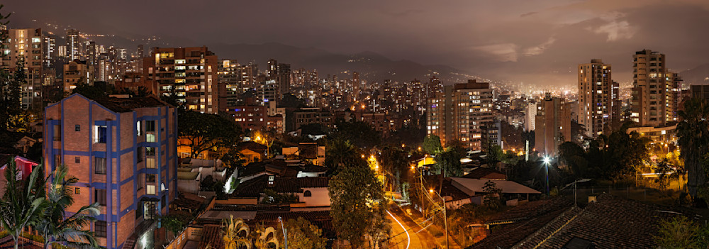 Medellin, Colombia, at Dusk