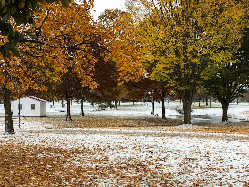 Autumn's First Snow Photography Art | Steve Rizzi Photography
