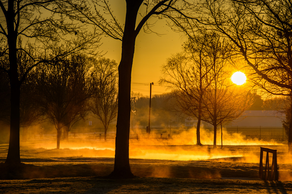 Golden Mist Sunrise Photography Art | Steve Rizzi Photography