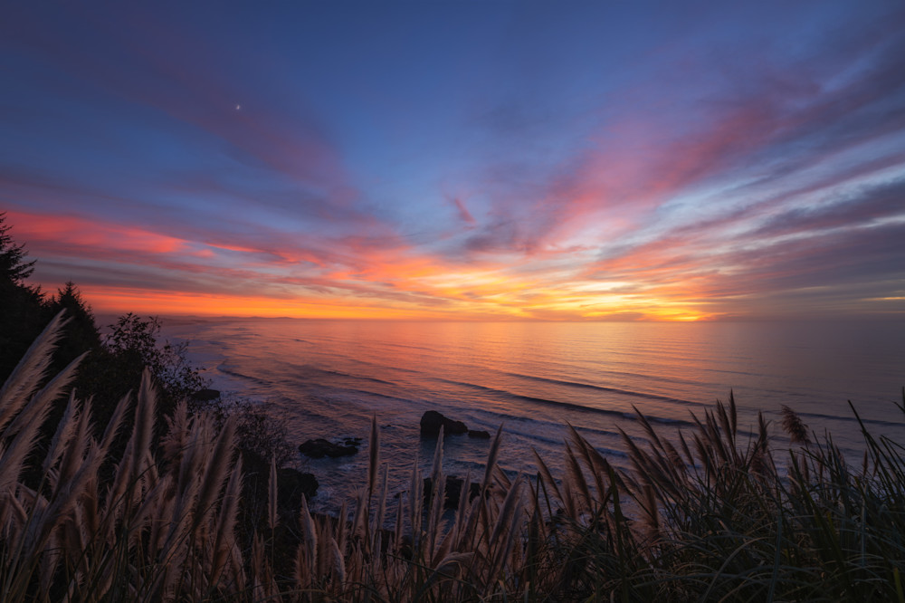Scenic Drive Sunset, Humboldt County, California