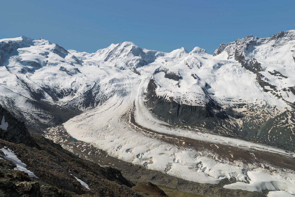 Gorner Glacier and Monte Rosa-Swiss Alps Majesty