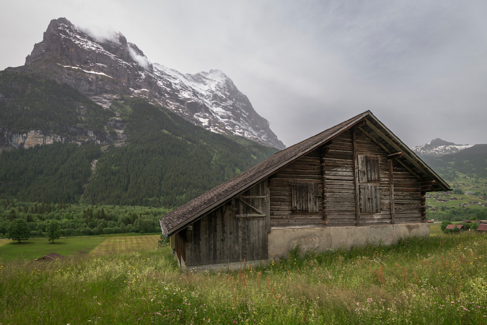 Grindelwald Barn-Below the Eiger, Swiss Alps