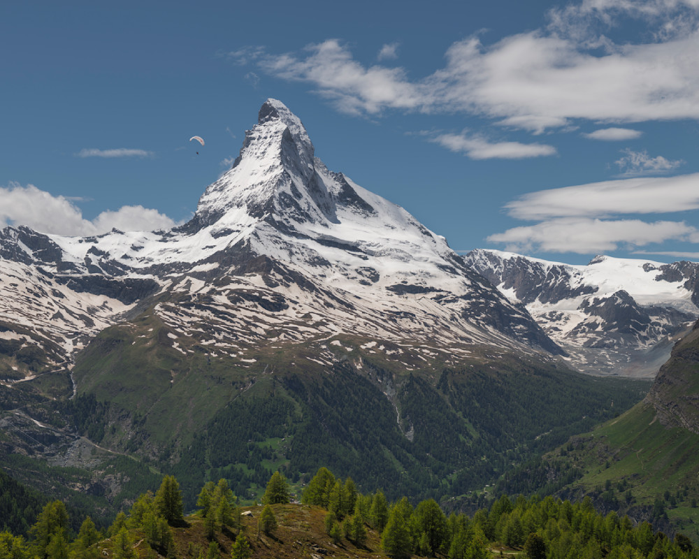 Paragliding Matterhorn-Soaring High Over Zermatt, Swiss Alps