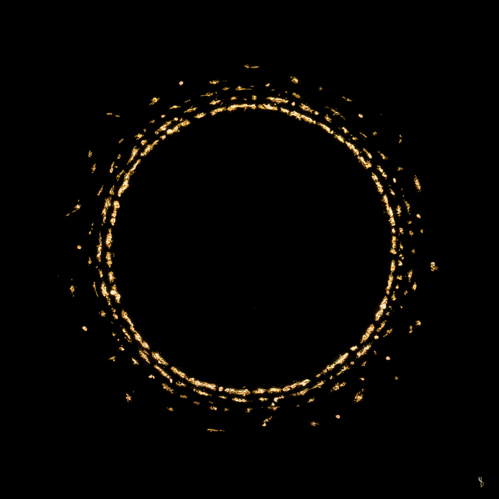 Ethereal Ring   Earth  |  Also Available As A Commissioned Textured Painting Art | Yatin Dattani