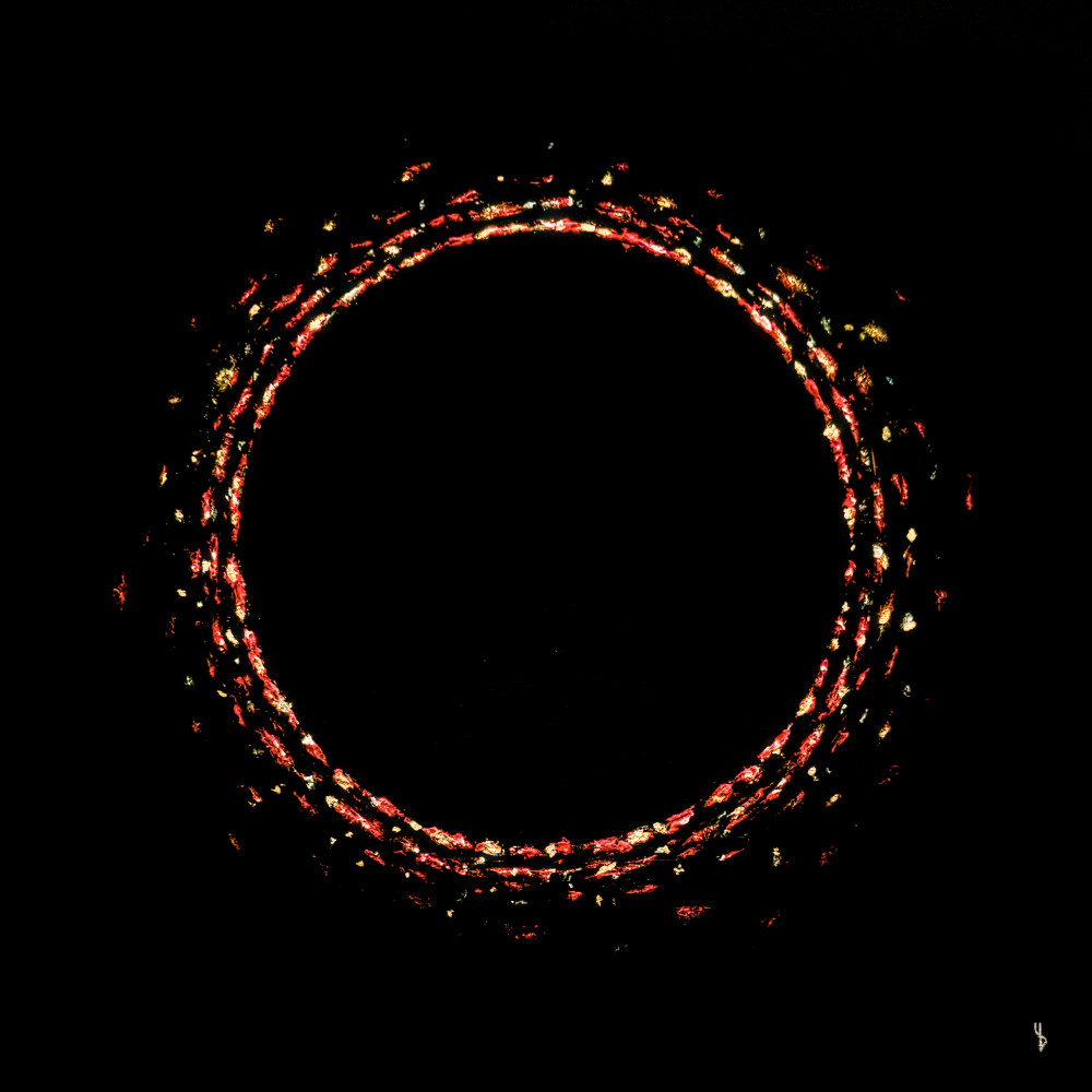 Ethereal Ring   Fire  |  Also Available As A Commissioned Textured Painting Art | Yatin Dattani