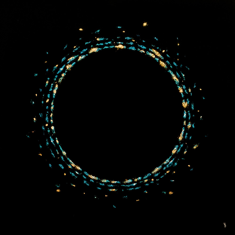 Ethereal Ring   Water  |  Also Available As A Commissioned Textured Painting Art | Yatin Dattani