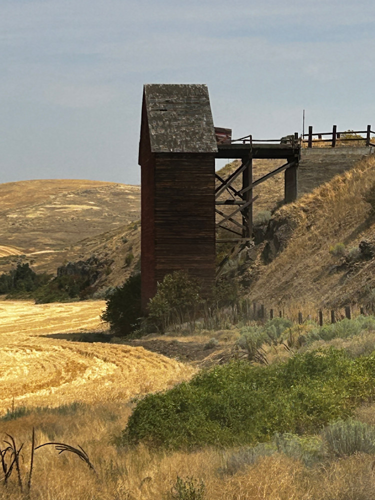 Wheat Storage East Of Dufur, Oregon Art | Fine Art by Terrie D