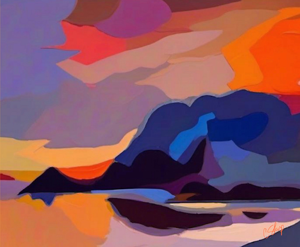 Blue Brown Minimalist Art Gallery Exhibition Instagram Post  - 1