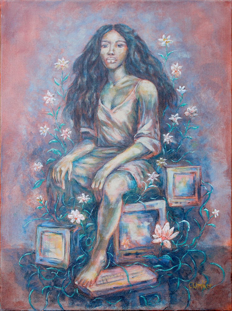 Un-CTRL-ed – Symbolic Portrait of Renewal & Identity Beyond Technology | CJulian Designs