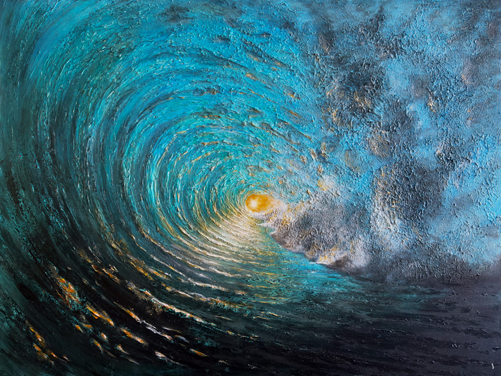 Reflections Of The Deep  |  Also Available As A Commissioned Textured Painting Art | Yatin Dattani