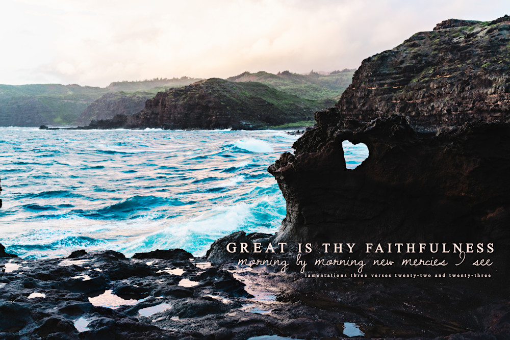 Great Is Thy Faithfulness Photography Art | The Gallery by Krissy Millar Photography