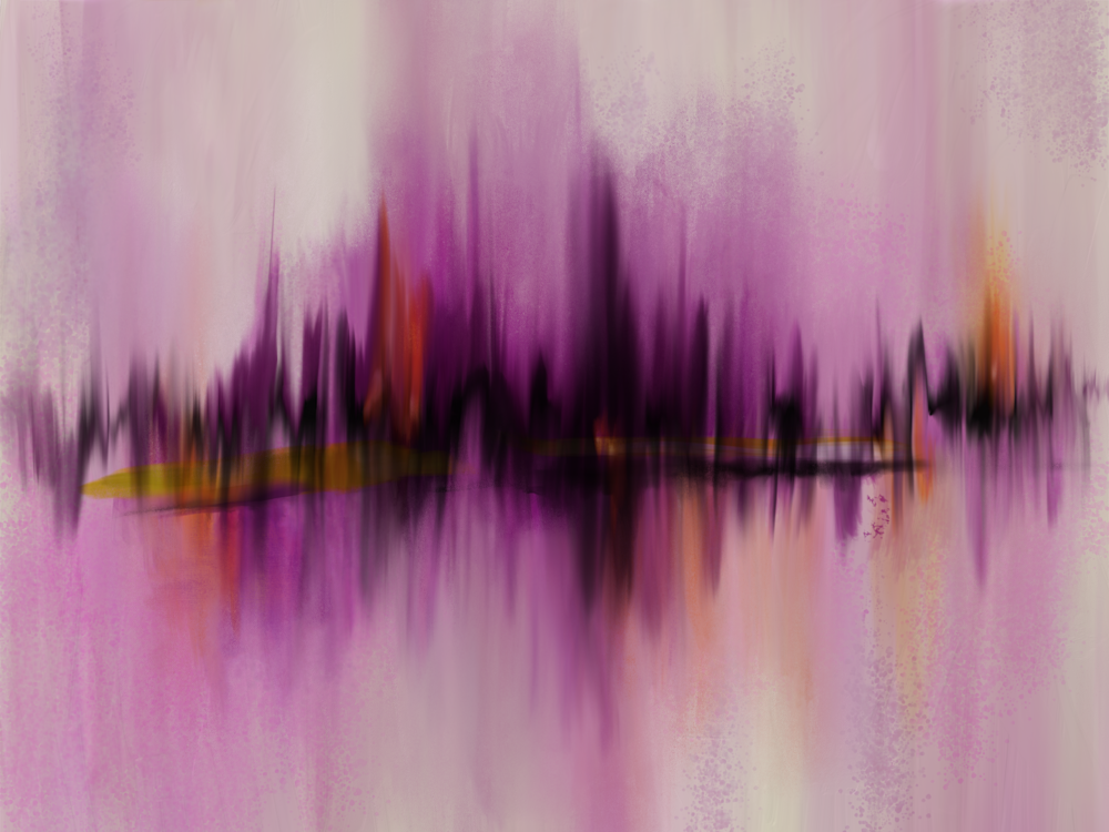 Violet Forest Embers Art | Yatin Dattani