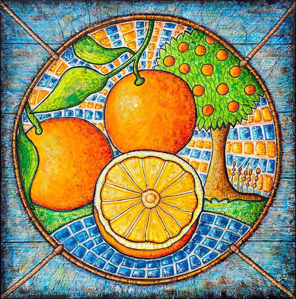 Italian Oranges – Sacral Chakra Art Print
