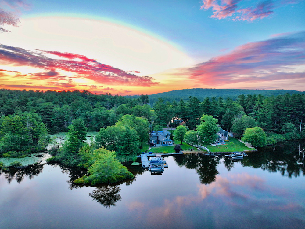 Lake House Photography Art | Artistic Insights Aerial Photography