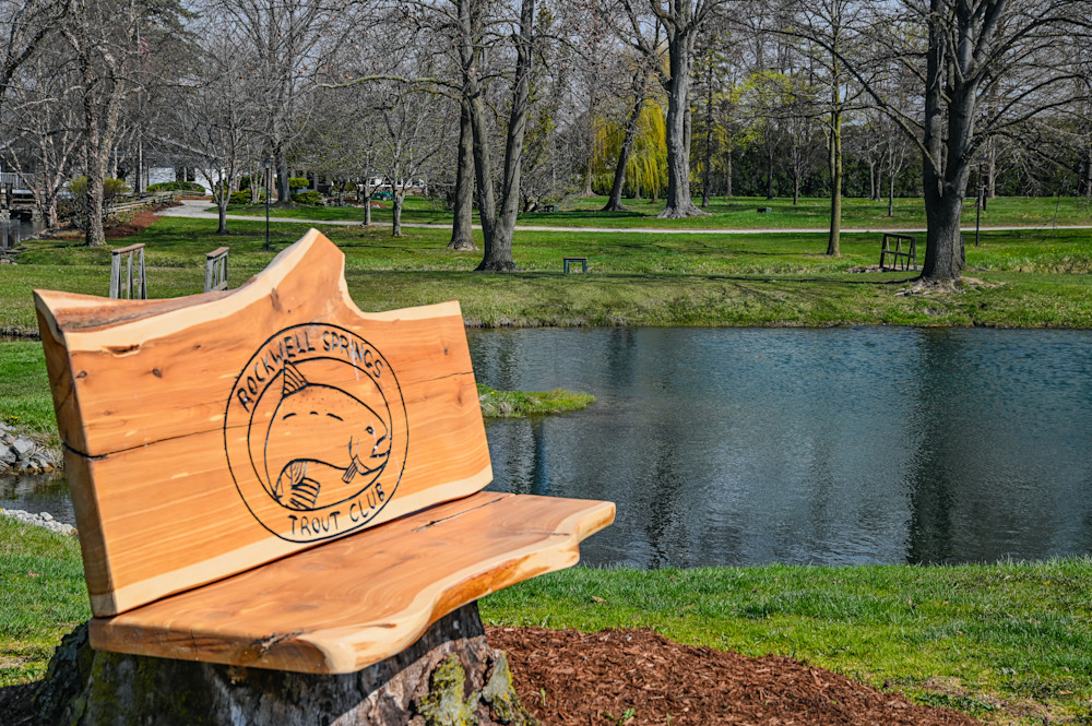 Trout Club Bench Photography Art | Steve Rizzi Photography