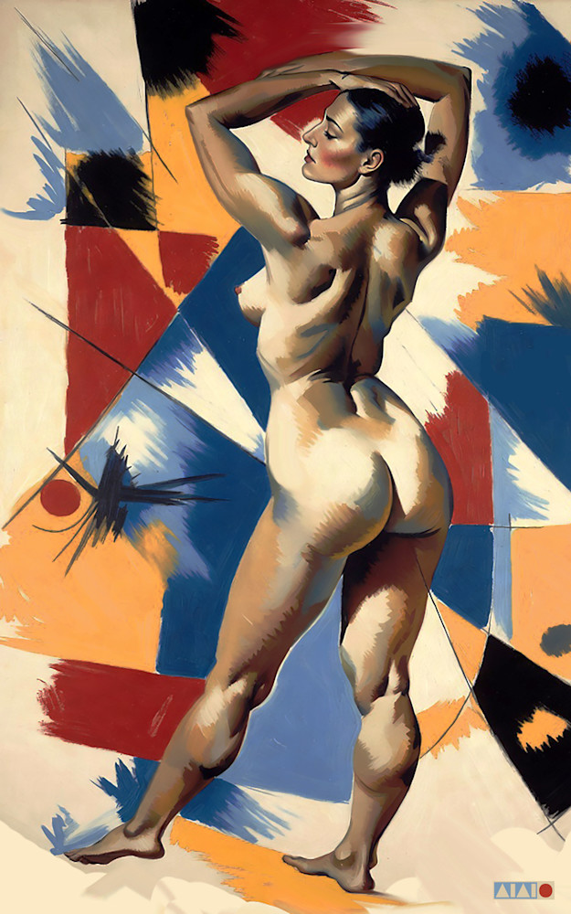 Kandinsky Girl Art | Art of Van Evan Fuller