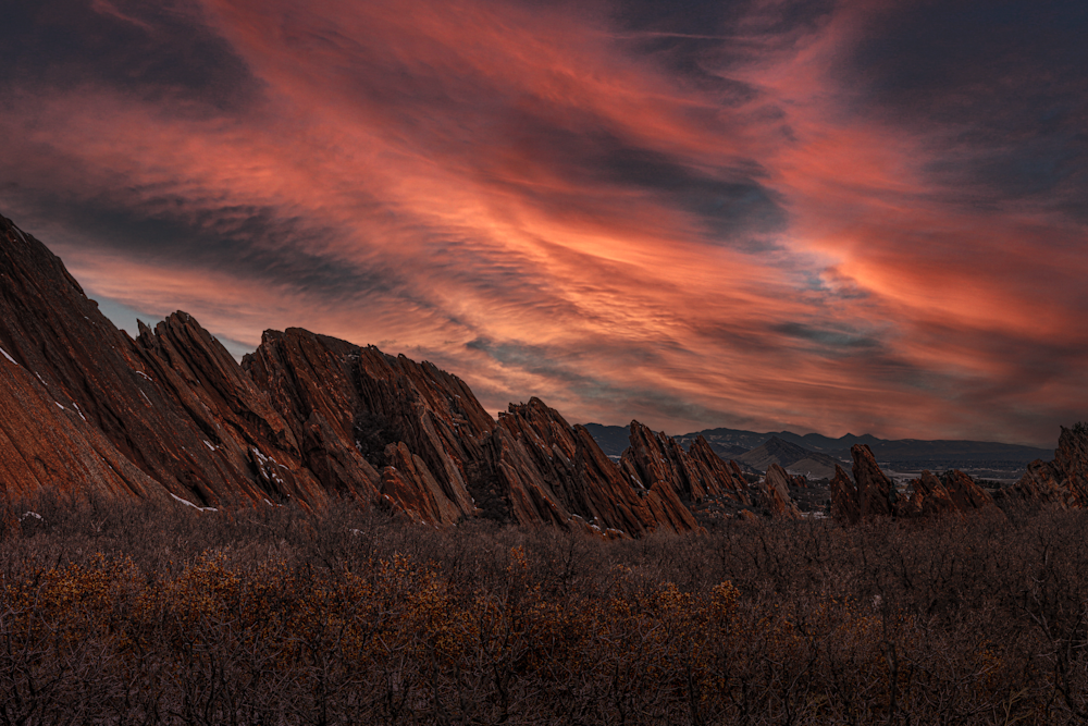 Roxborough Twilight - Vibrant Landscape Photography