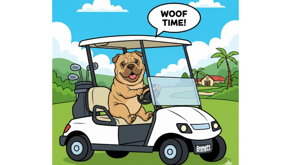 Emmett Golfs Art | MangosArt, LLC