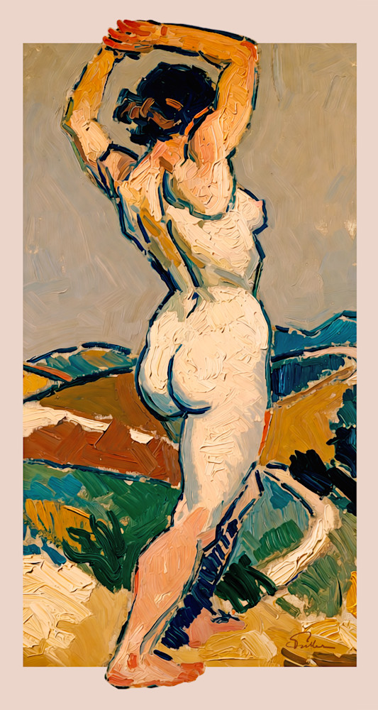 Woman In A Landscape Art | Art of Van Evan Fuller