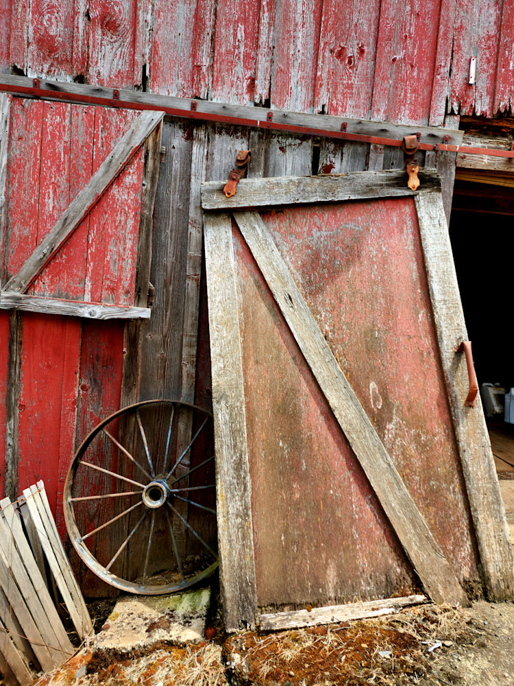 Rustic Barn Door Photography Art | InYourBackyard