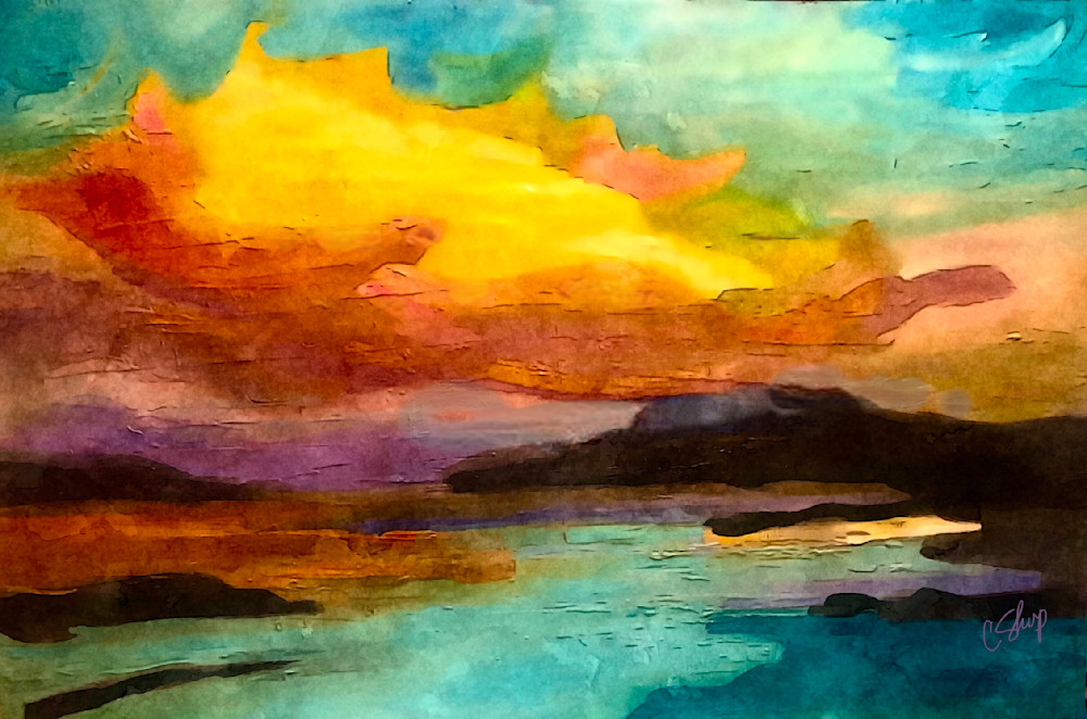 Sweet Sunset Art | csharp art