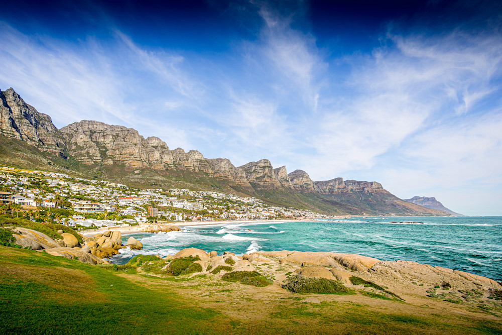 Camps Bay and Twelve Apostles of Table Mountain, Cape Town