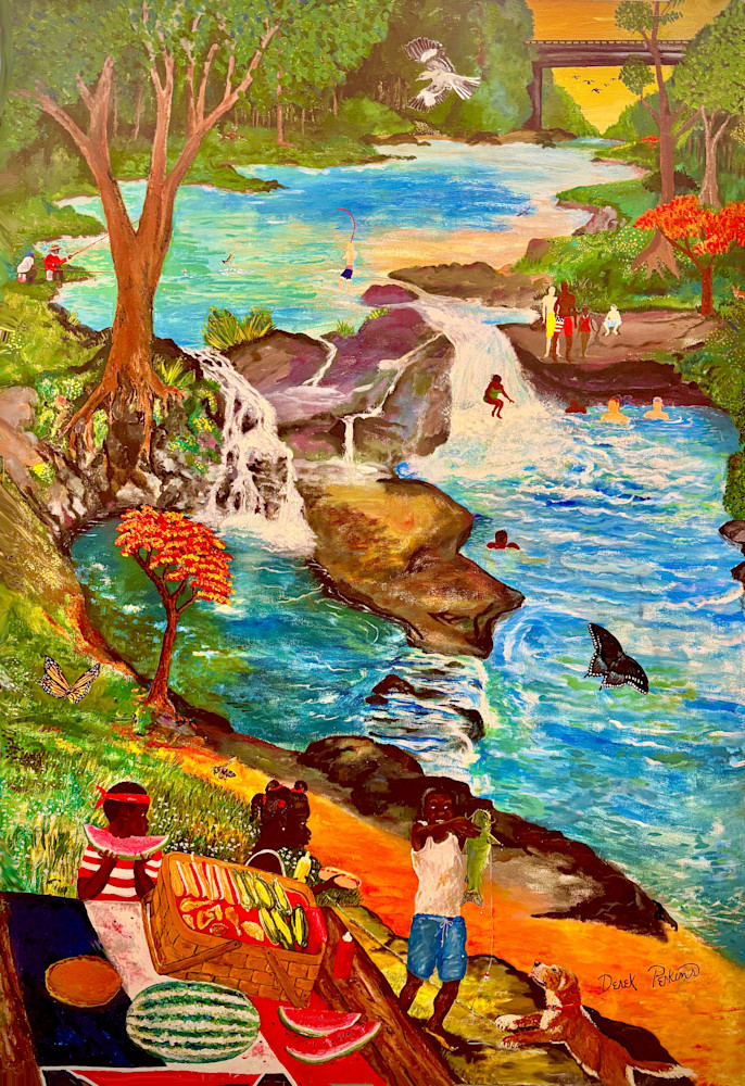 Waterfall Art | Rabbit Road Art Studio