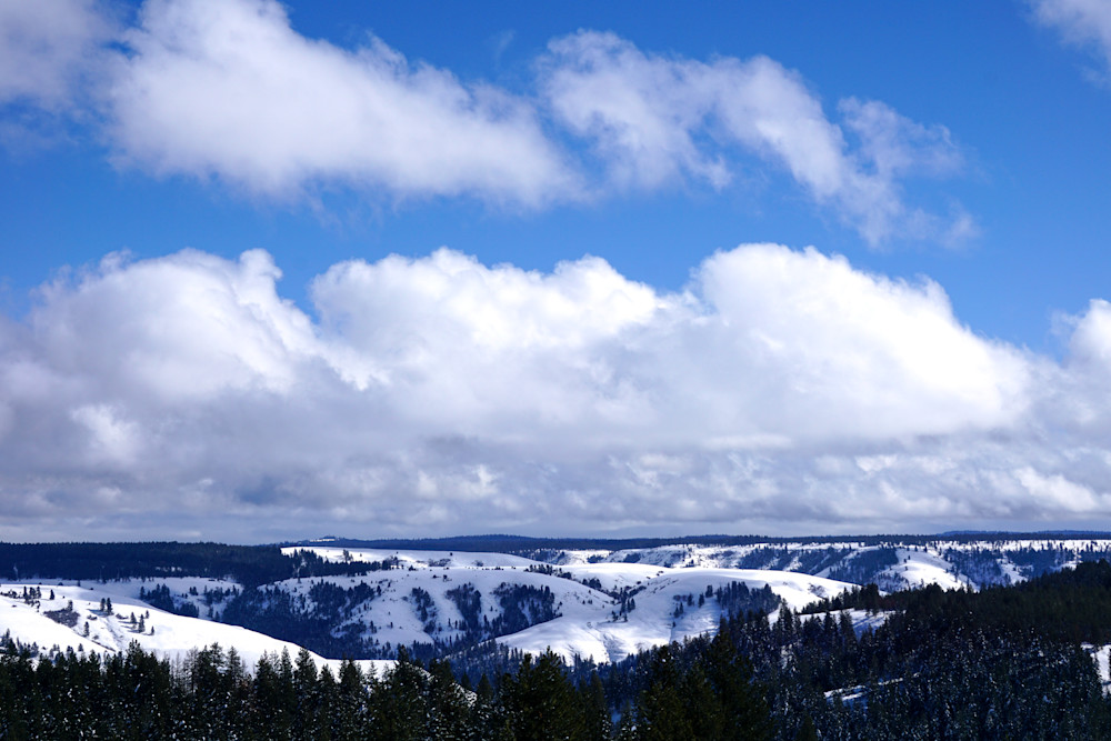 Snow Covered Mountains Photography Art | InYourBackyard