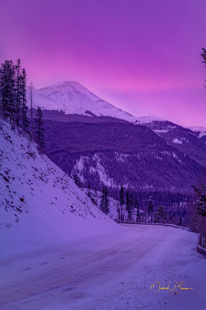 Michael J Bauer Photography - Morning Down Boreas Pass Road