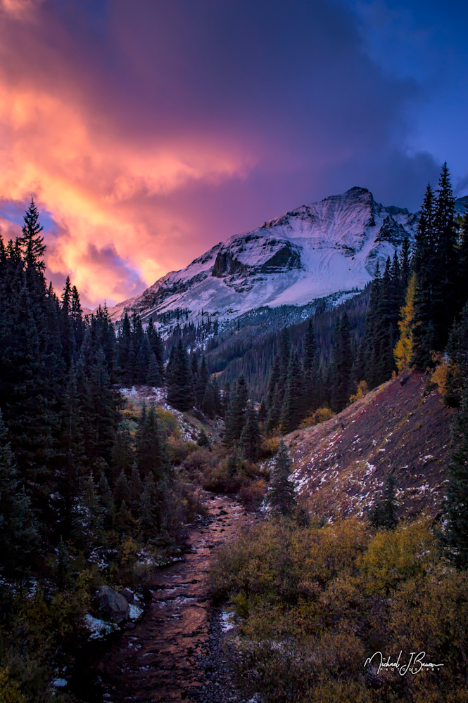 Michael J Bauer Photography - Sunset in the San Juan Mountains